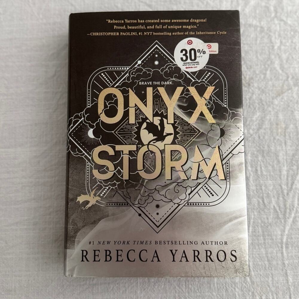 Onyx Storm NWT Collector's Limited Edition, sprayed edges book 3 Empyrean series
